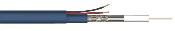 Produktfoto 1 von HD4 Kombi-Koaxialkabel Koax+2x0,75+2x0,22 Impedanz 75 Ohm