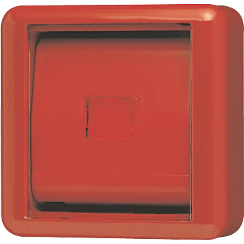 Produktfoto 1 von Abdeckung, Glasscheibe, rote Wippe, rotes Lichtaustrittsfenster