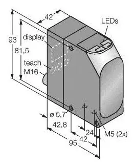 Produktfoto 1 von Opto Sensor Reflexionslichttaster Laser-Laufzeitmesser