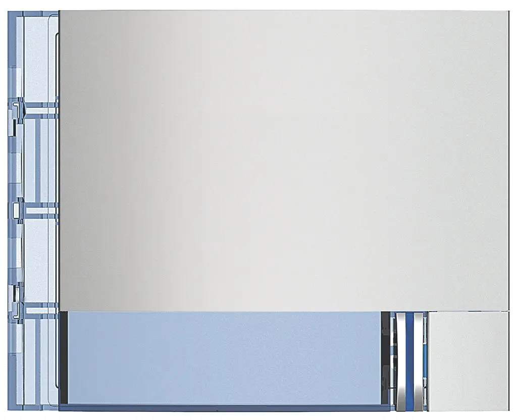 Produktfoto 1 von Frontblende f.Ruftastmodul SFERA Aluminium m.1 Ruftaste, Allmetal