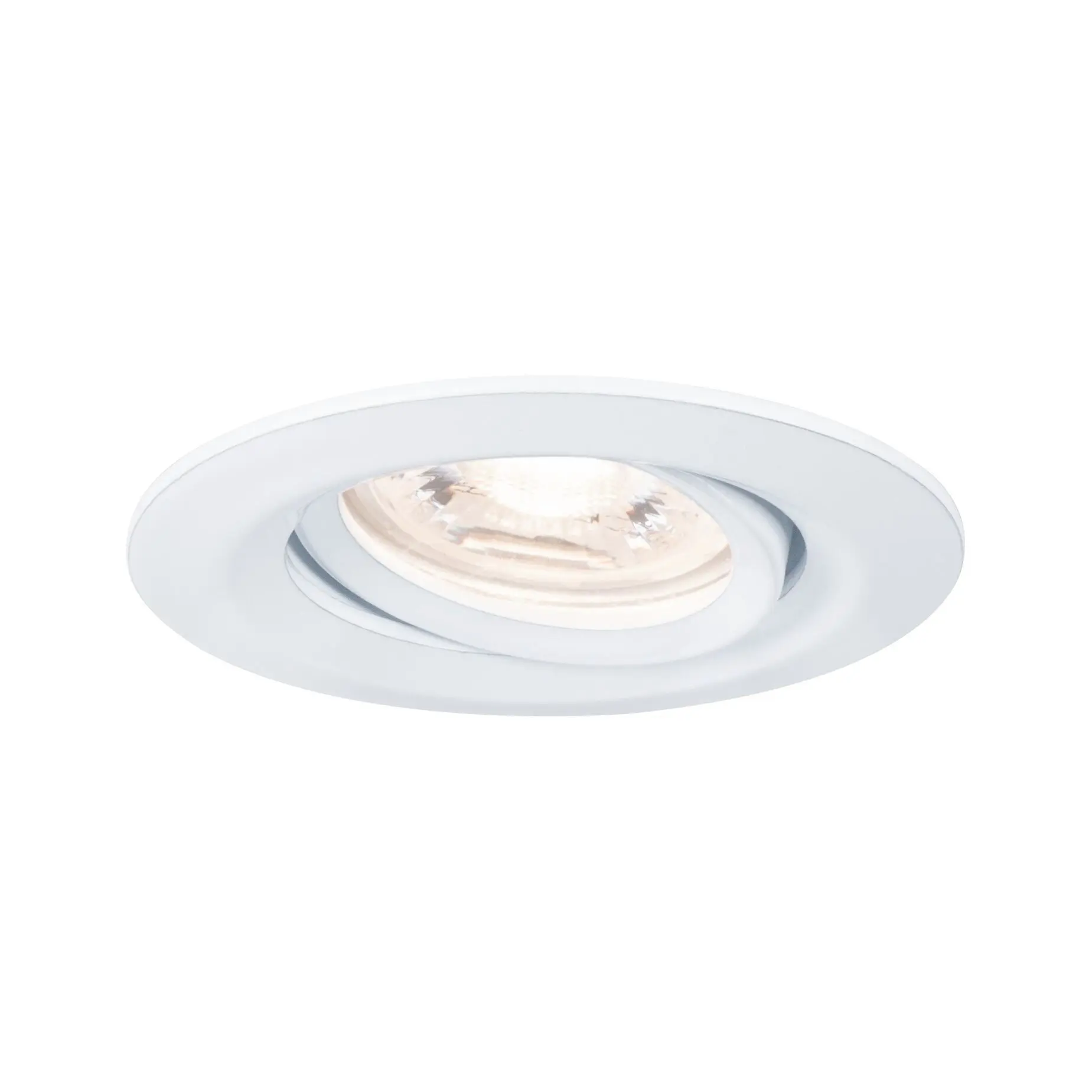 Produktfoto 1 von EBL Set Nova mini Plus Coin EasyDim schwenkb 1x4,2W 2700K 230V Weiß matt/Alu