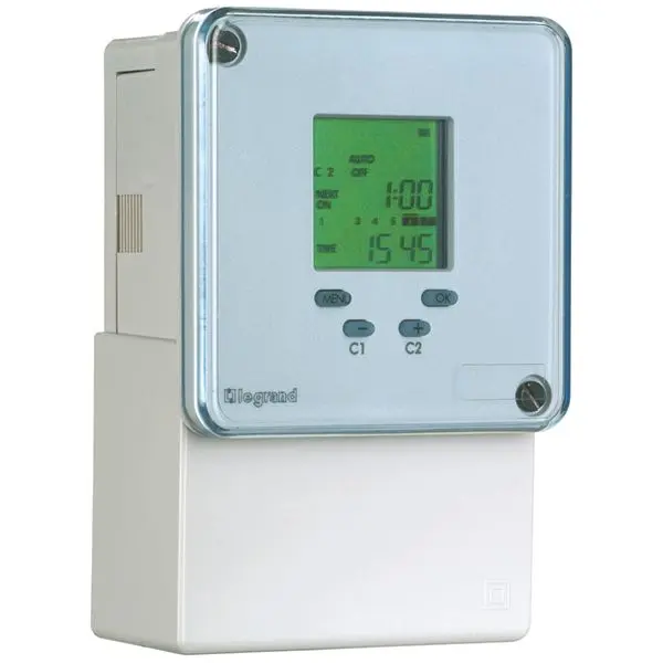 Produktfoto 1 von MaxiRex D72/2 Plus,digitale Wochenschaltuhr einb. 1Kanal,24VAC/DC