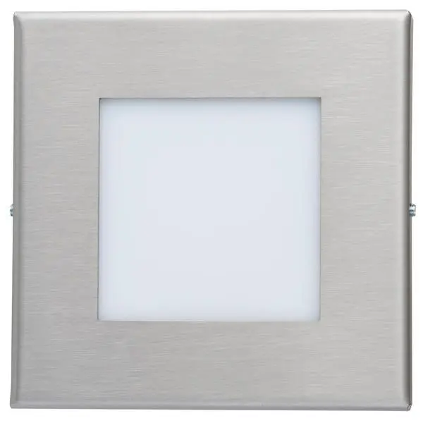 Produktfoto 1 von LED-Wandeinbaul.230V Edelst., 1,2W, LF:ww