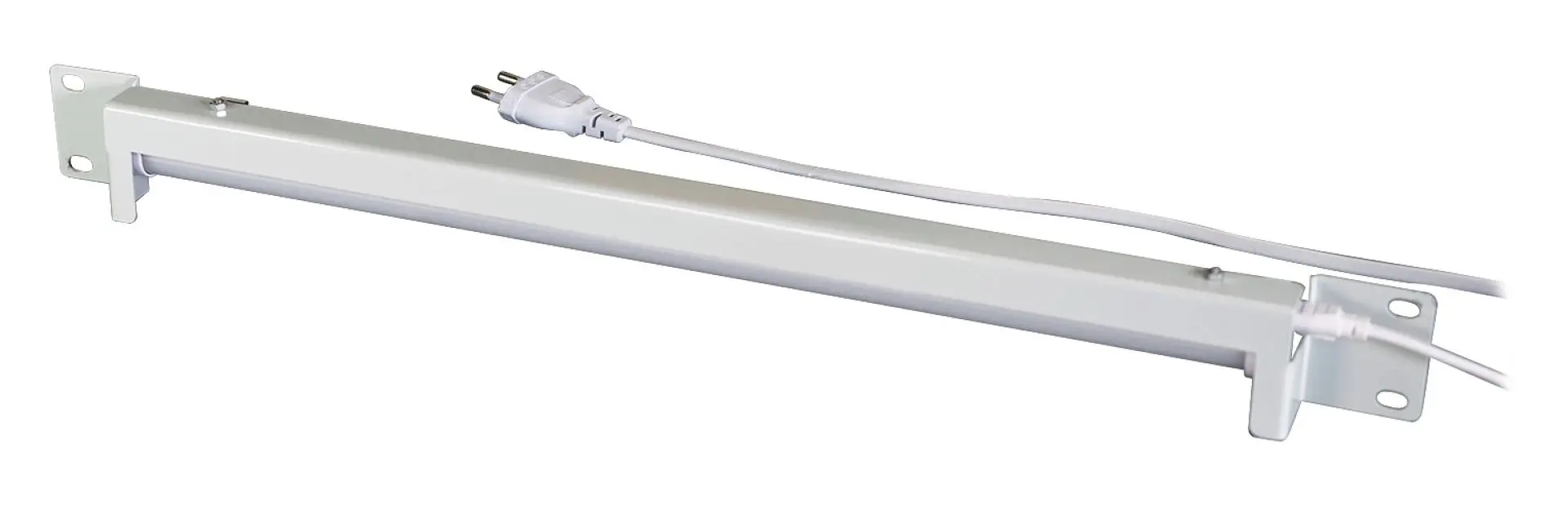 Produktfoto 1 von 19" 1HE Beleuchtungseinheit "Basic LED" inkl. Zuleitung mit Schalter 2m weiß