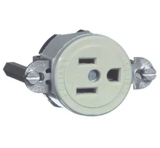 Produktfoto 1 von US NEMA-Steckdoseneinsatz, Alu-Guss 5-20 R, 20 A 125 V