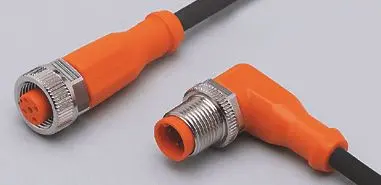 Produktfoto 1 von Verbindungskabel <60VAC 0,6m PUR Gehäuse TPU orange FKM IP65/67-69K
