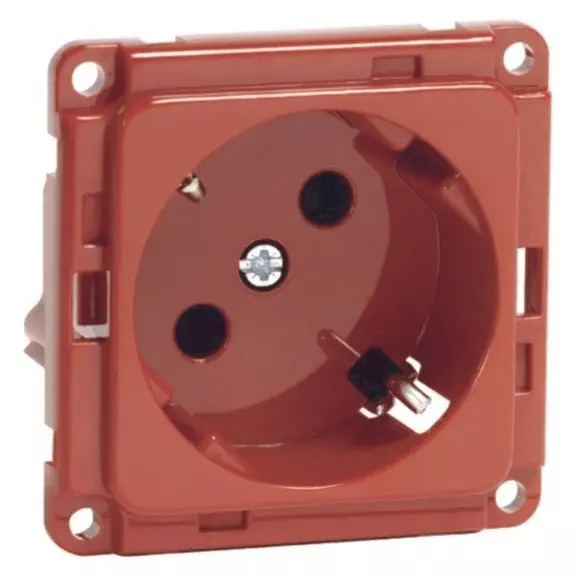 Produktfoto 1 von Steckdose SCHUKO Einbau reinweiß, Kontrolllicht
