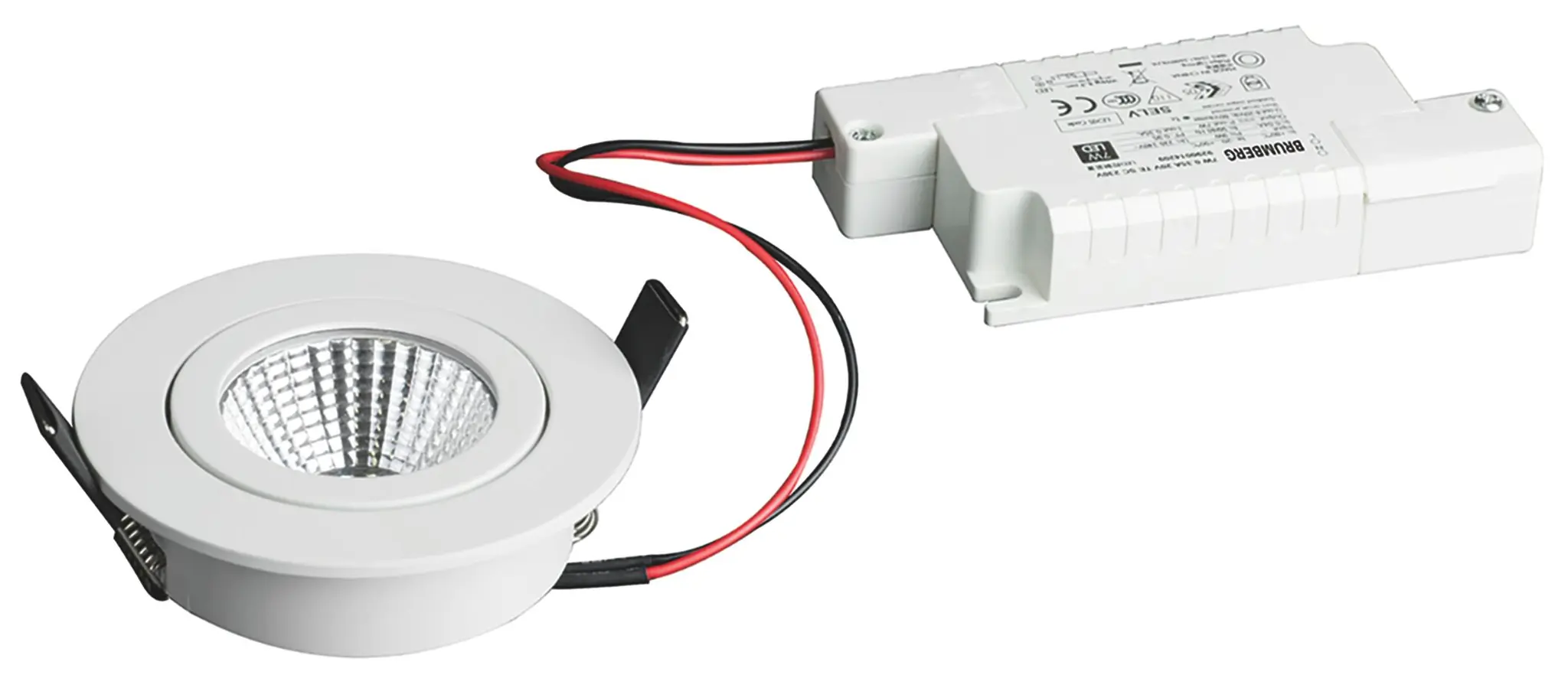 Produktfoto 1 von BB03 Set dimmbar weiss inkl Konverter 3000K 6W