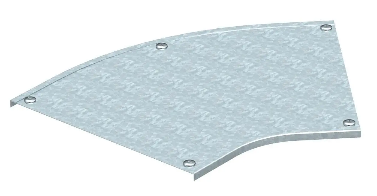 Produktfoto 1 von Deckel Bogen 45° mit Drehriegeln, für RB 45 600 B600mm, St, DD