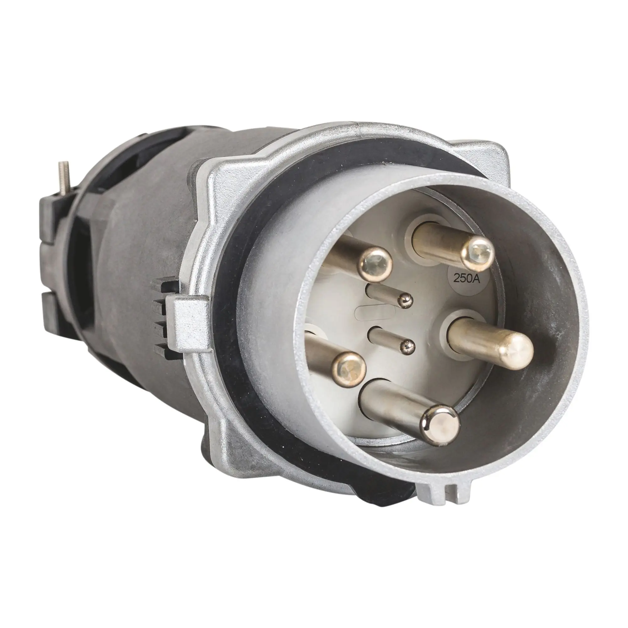 Produktfoto 1 von CEE Hochstrom Stecker 250A 5P 9h IP67 C-Line Schraubanschl. Kabeleinf. oben