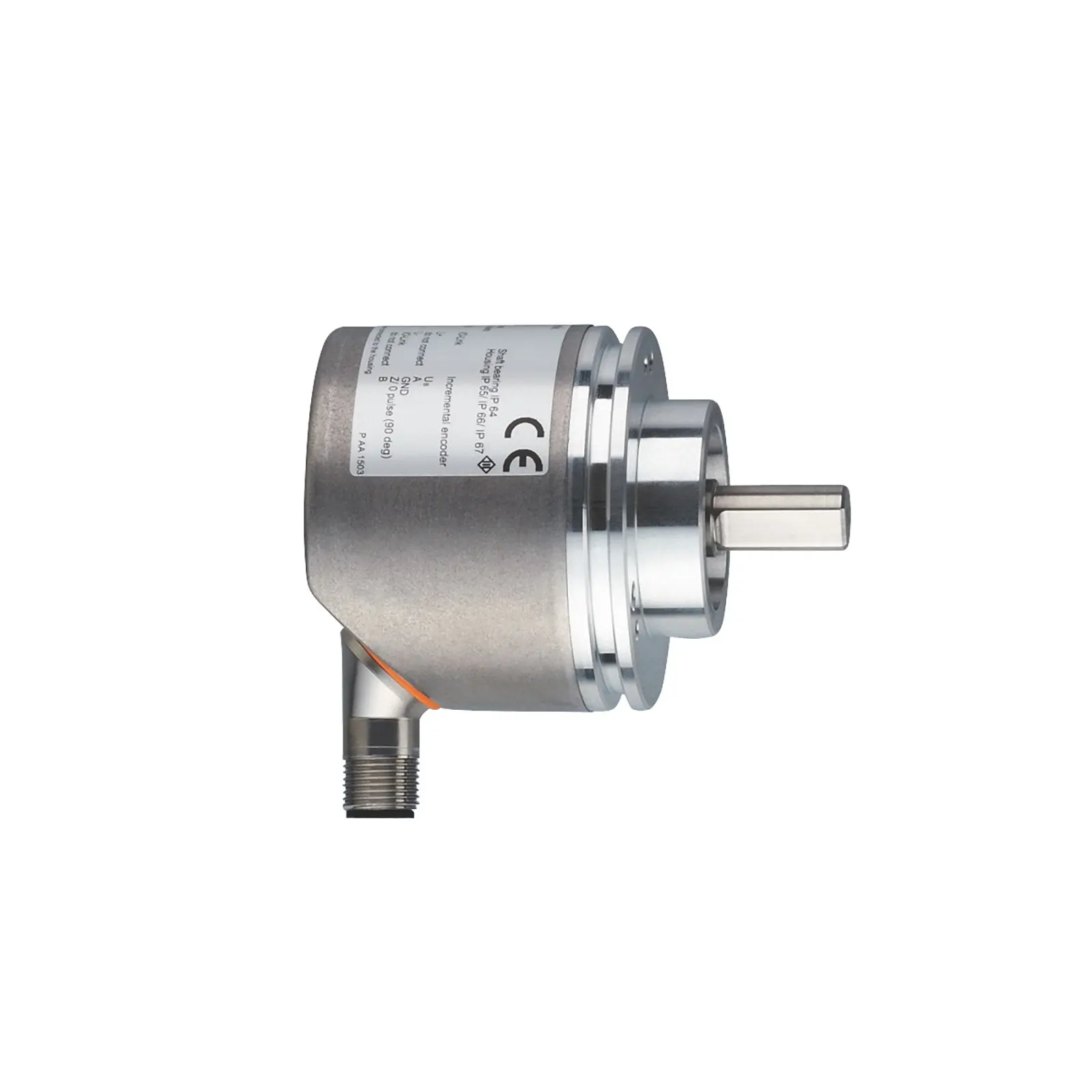 Produktfoto 1 von Vollwellendrehgeber D=10mm Auflösung 1...10000 IO-Link M12