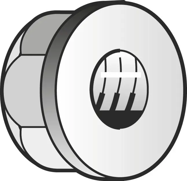 Produktfoto 1 von Bundmutter EEC 6 V4A
