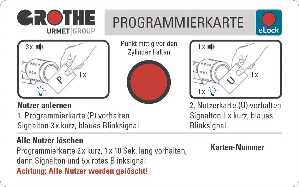 Produktfoto 1 von Programmierkarte