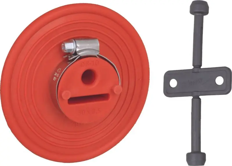 Produktfoto 1 von Druckwasserdichte Dichtmanschette für Rund- und Flachleiter D8-10mm / 30x3,5mm
