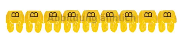 Produktfoto 1 von Kennzeichnungssystem CAB 3,f. 0,15 bis 0,5mm²,Ziffer:4 Gelb