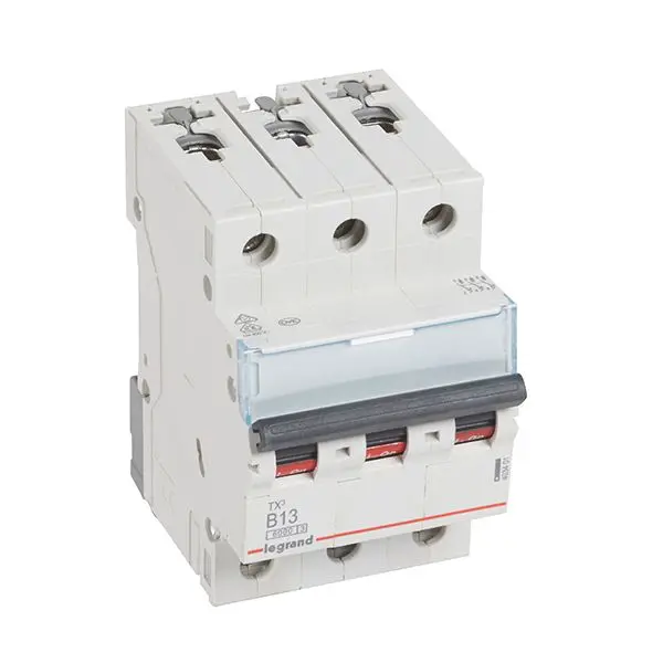 Produktfoto 1 von TX3 LS-Schalter B-Char. 13A, 3-polig, 6kA, 400VAC, 3TE