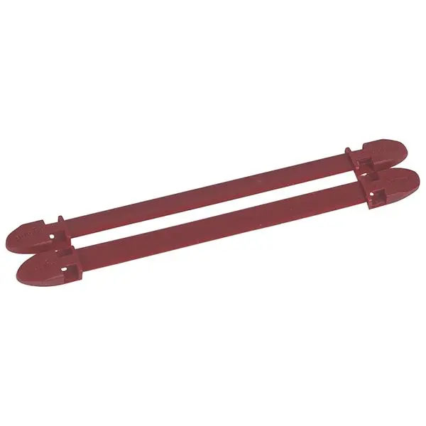Produktfoto 1 von Kennzeichnungssystem Duplix Etikettenträger Rot
