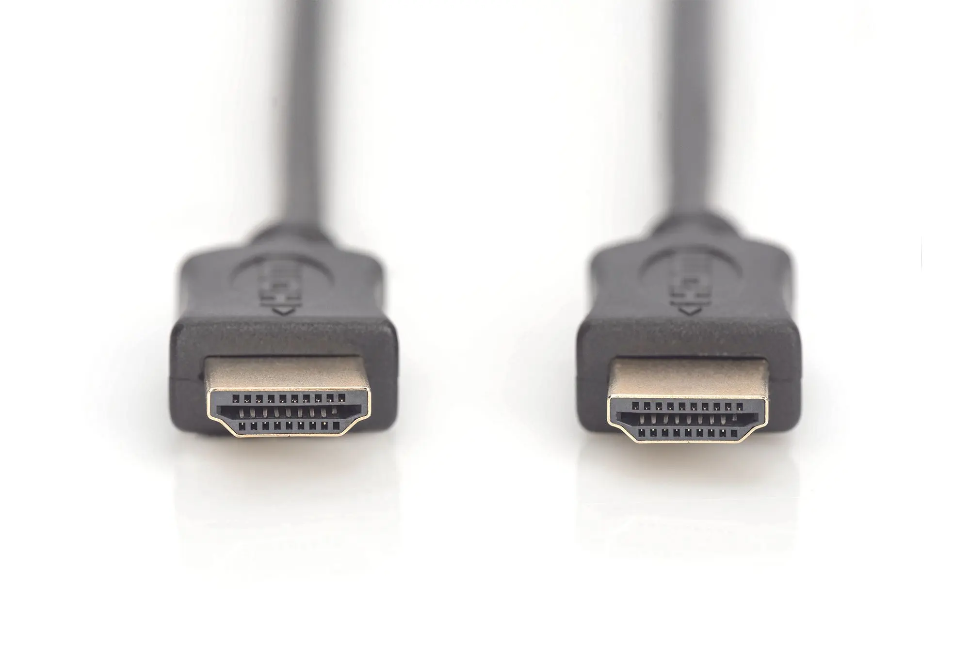 Produktfoto 1 von HDMI High Speed m.Ethernet Anschlussk. 3m TypA St/St Full HD sw gold