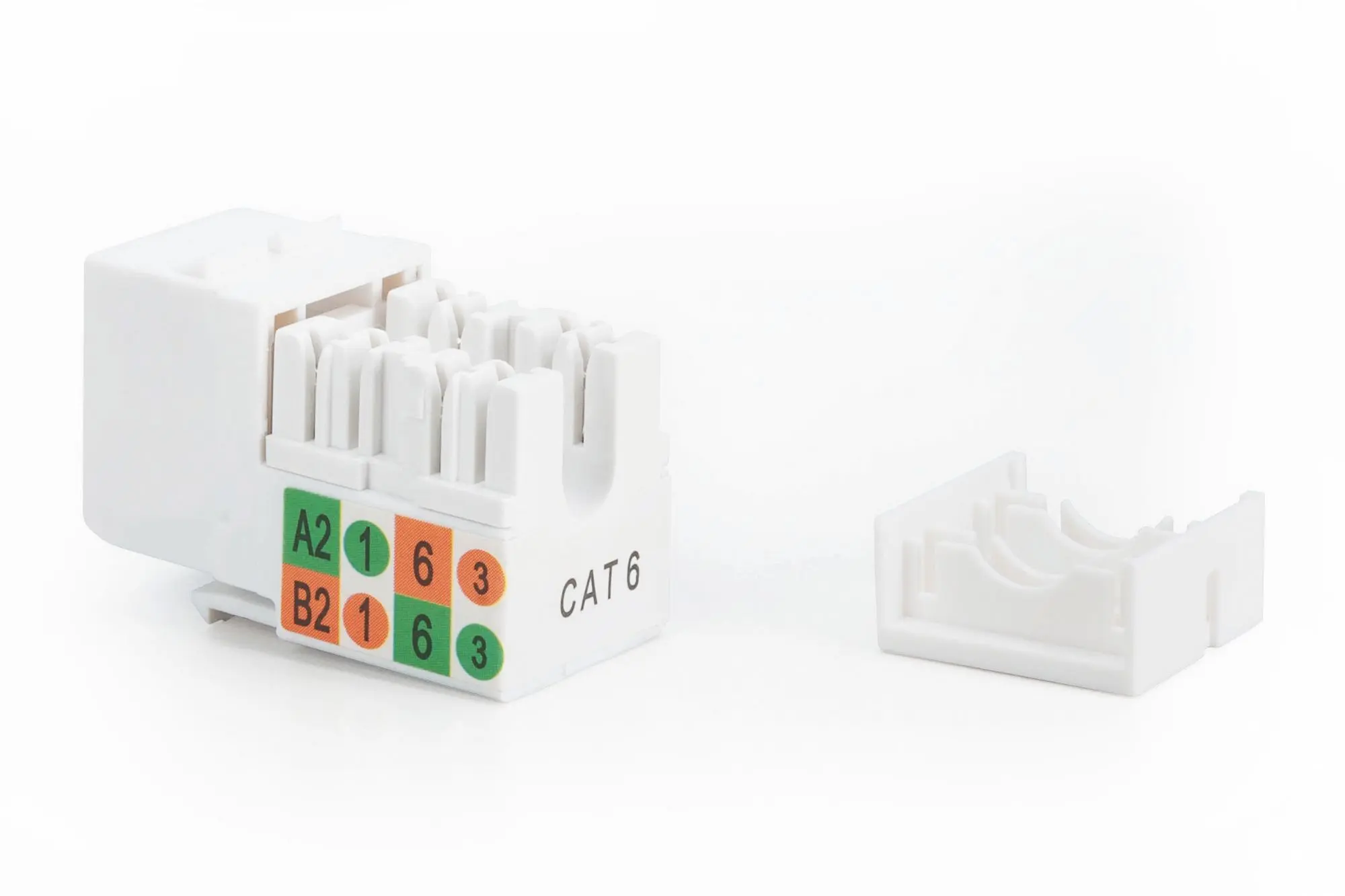 Produktfoto 1 von DIGITUS CAT 5e Keystone Modul ungeschir. RJ45 zu LSA sw