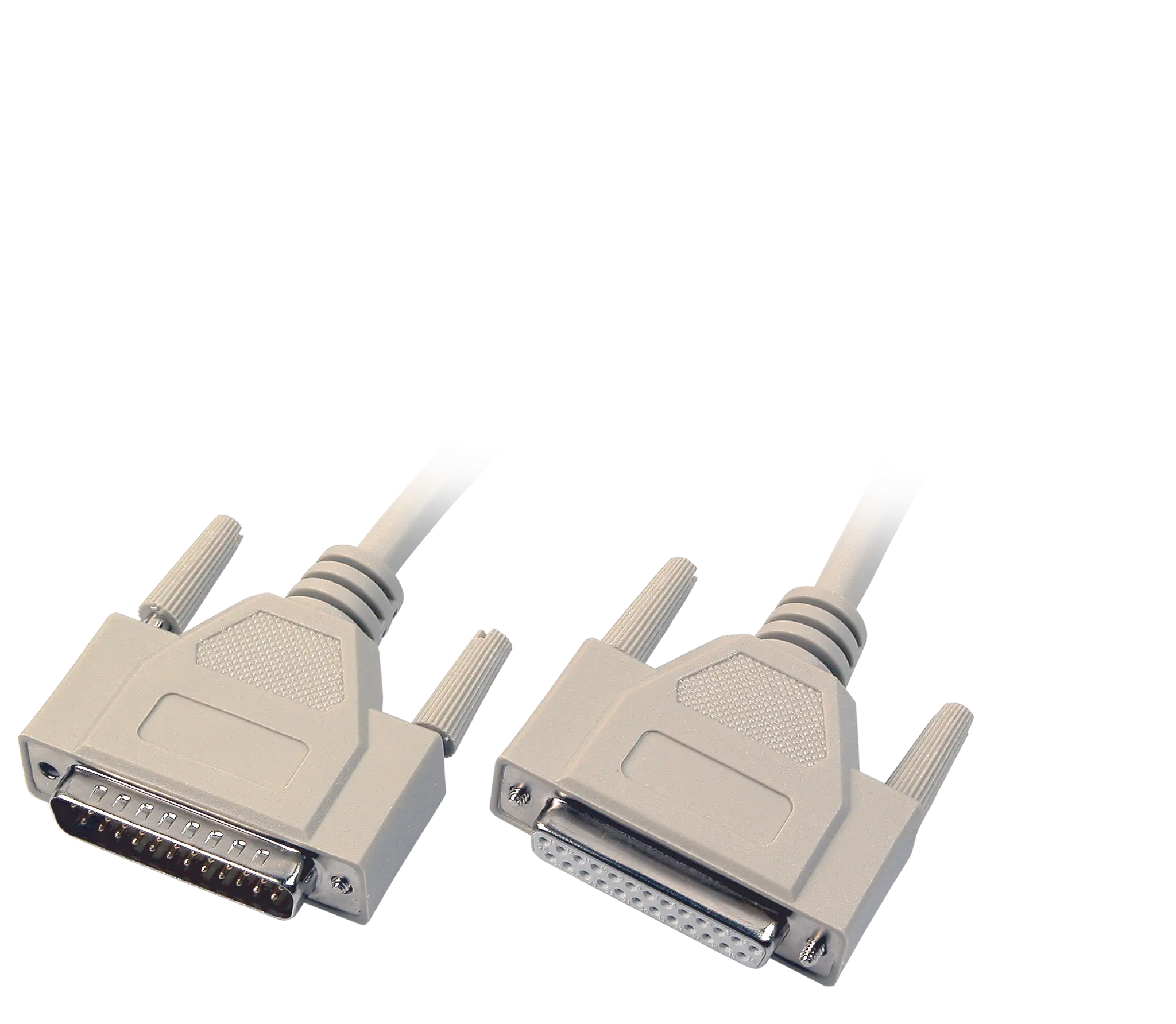 Produktfoto 1 von Datenkabel seriell 1:1 2m Stecker-Buchse DB25pol