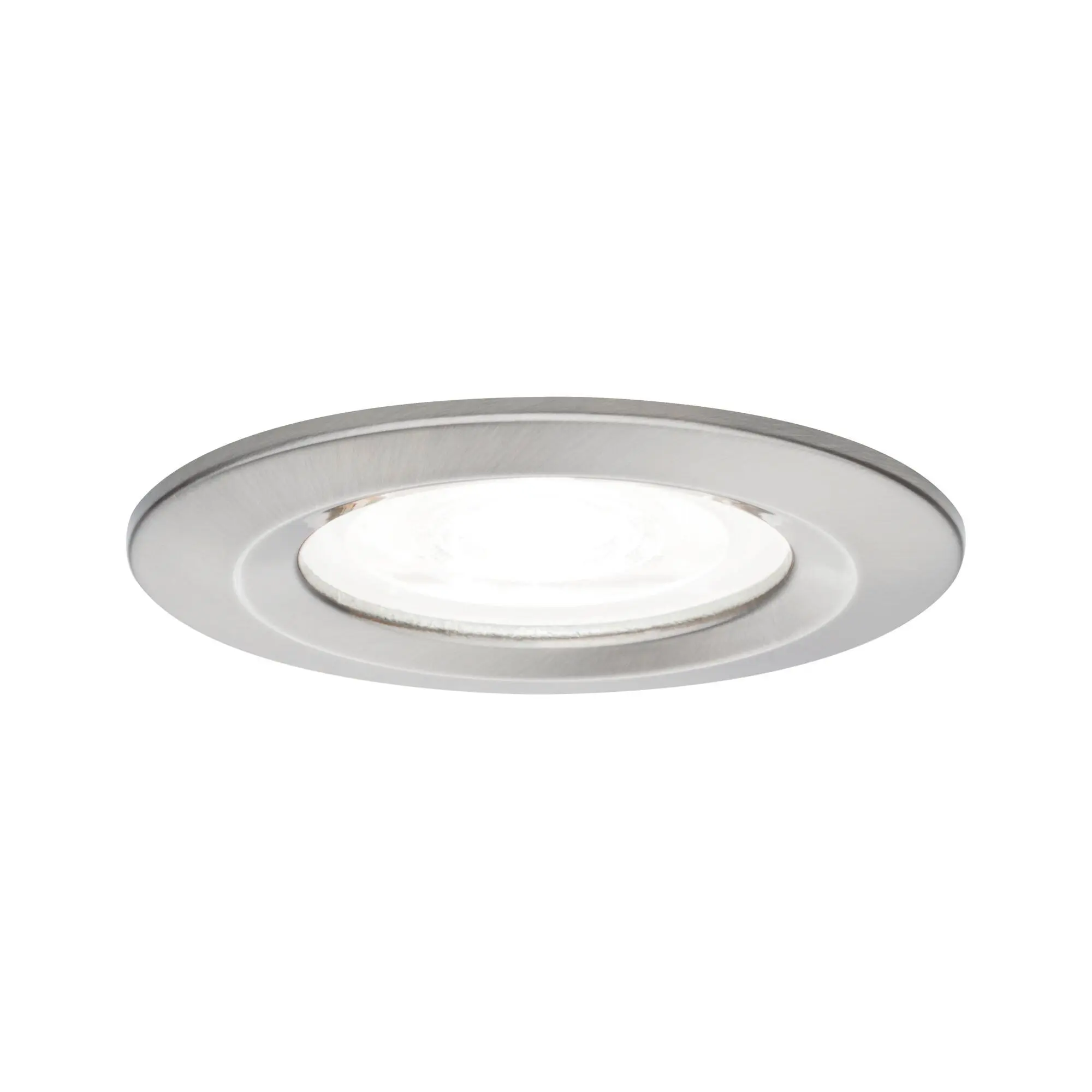 Produktfoto 1 von EBL Set Nova rund starr LED IP44 1x6,5W 4000K 230V GU10 51mm Eisen geb