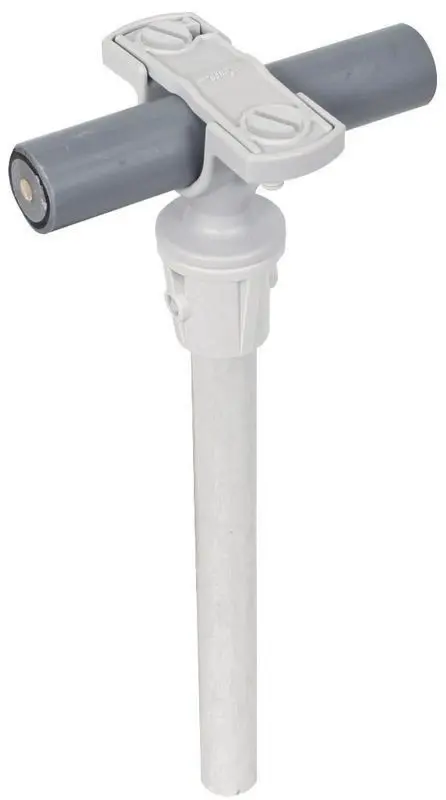Produktfoto 1 von Distanzhalter GFK L 1000mm grau m. Leitungsh. Kunstst. D 20mm HVI-Leitung