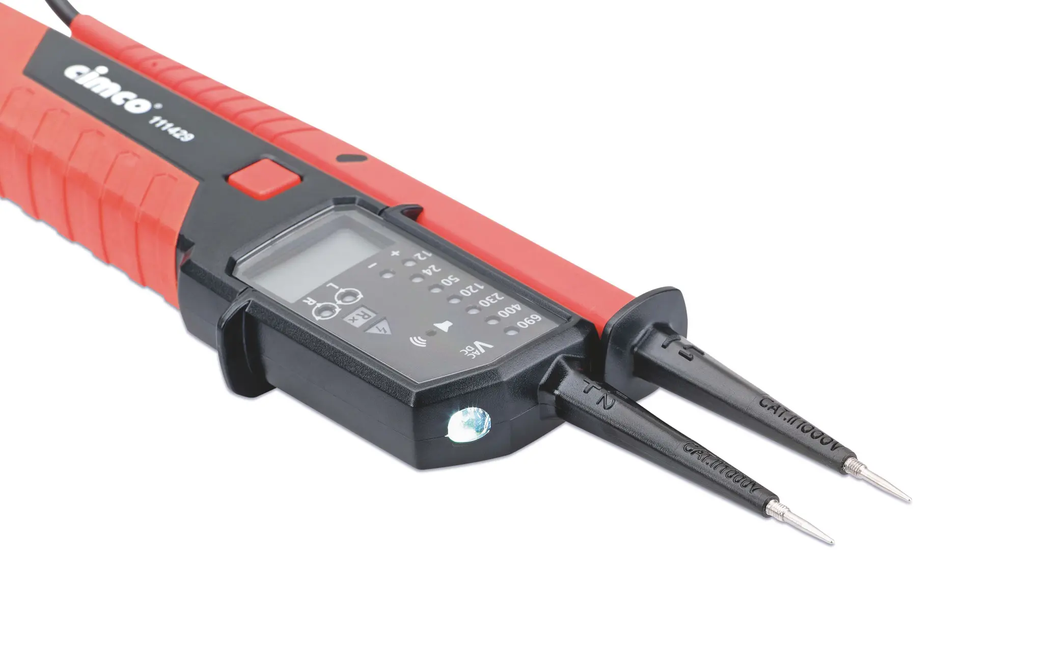 Produktfoto 1 von AC/DC Spannungsprüfer 1000 V AC/1500DC mit LED-/LCD-Anzeige