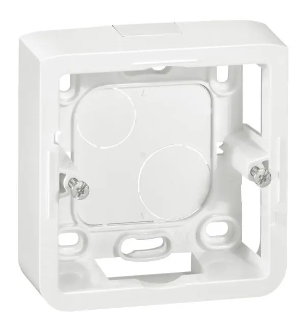 Produktfoto 1 von Mosaic AP-Gehäuse T=40mm 2-modulig Ultraweiß