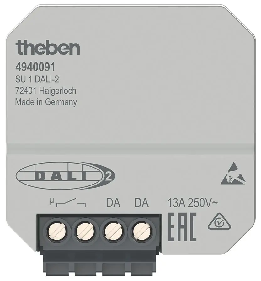 Produktfoto 1 von 1-fach DALI-2 Schaltaktor, Unterputz, TP, Data Secure