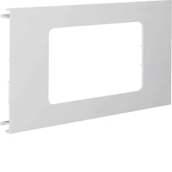 Produktfoto 1 von Blende 2f R7 für UP-Einsatz mit Rahmen PVC zu BR Oberteil 120mm lichtgrau