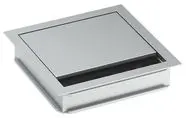 Produktfoto 1 von Kabeldurchführung eckig Silber eloxiert