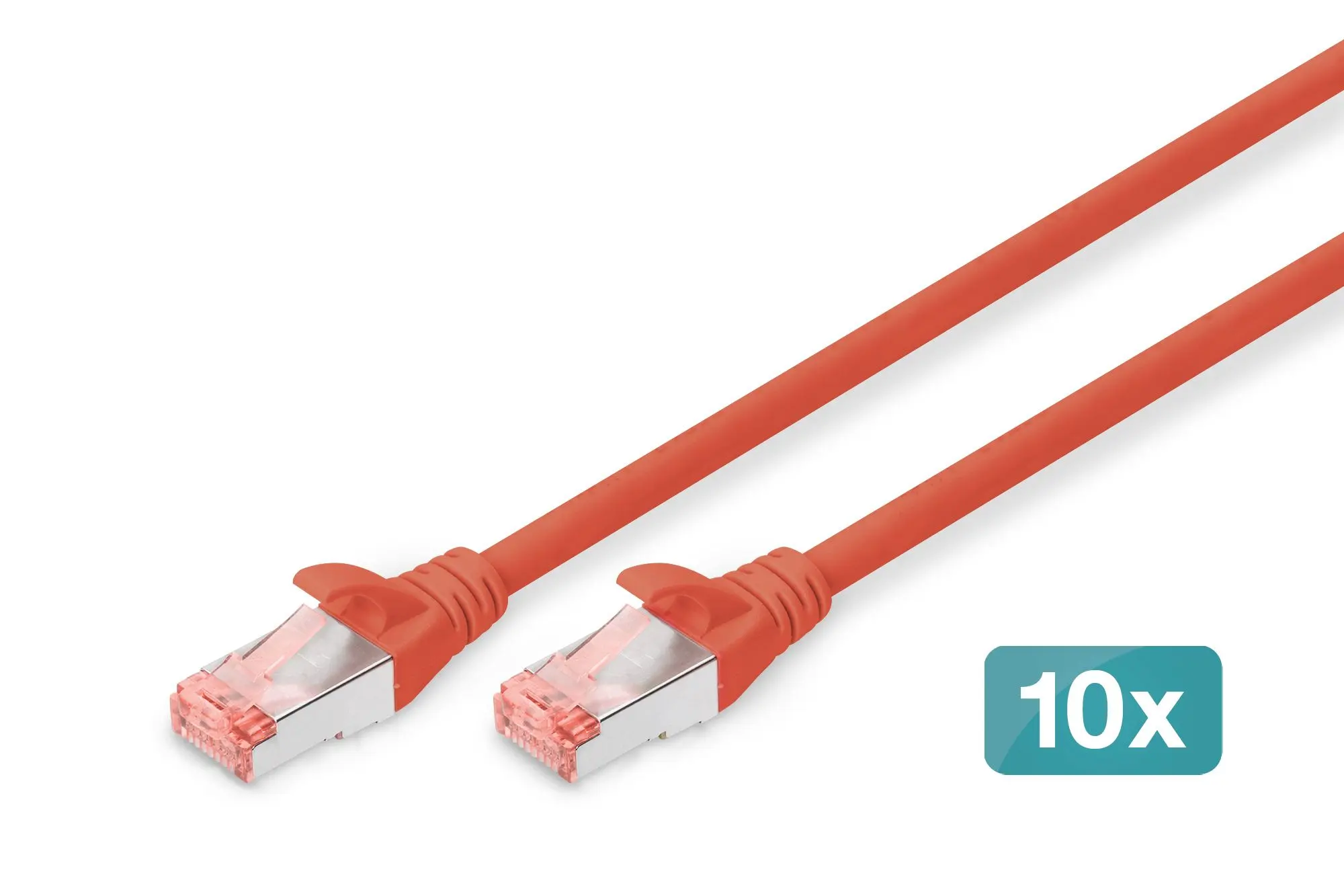 Produktfoto 1 von CAT 6 S/FTP Patchkabel 10 Stück