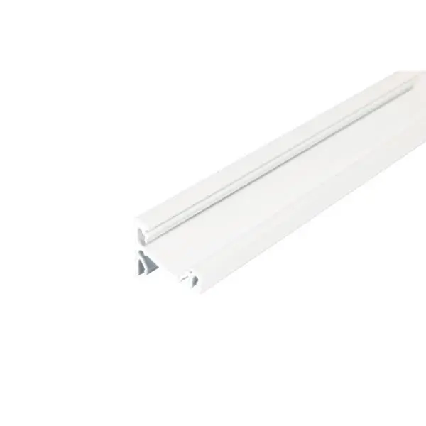 LED-Alu-Eck-Profil konfektioniert Länge: 100 mm weiss