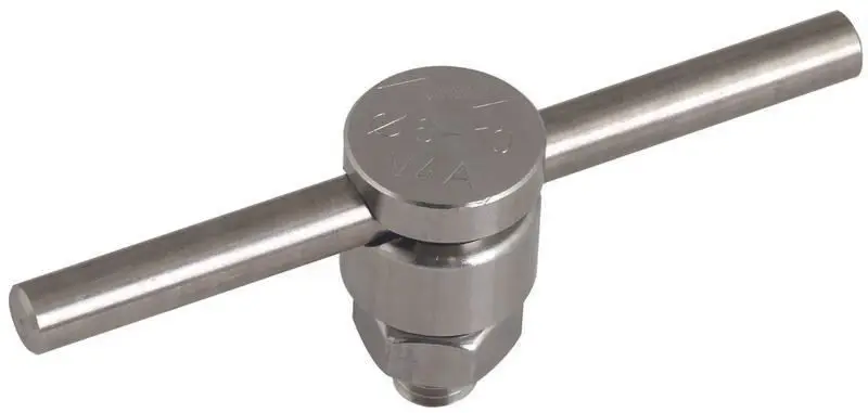 Produktfoto 1 von KS-Verbinder NIRO(V4A) f. Rd 6-10mm einteilig