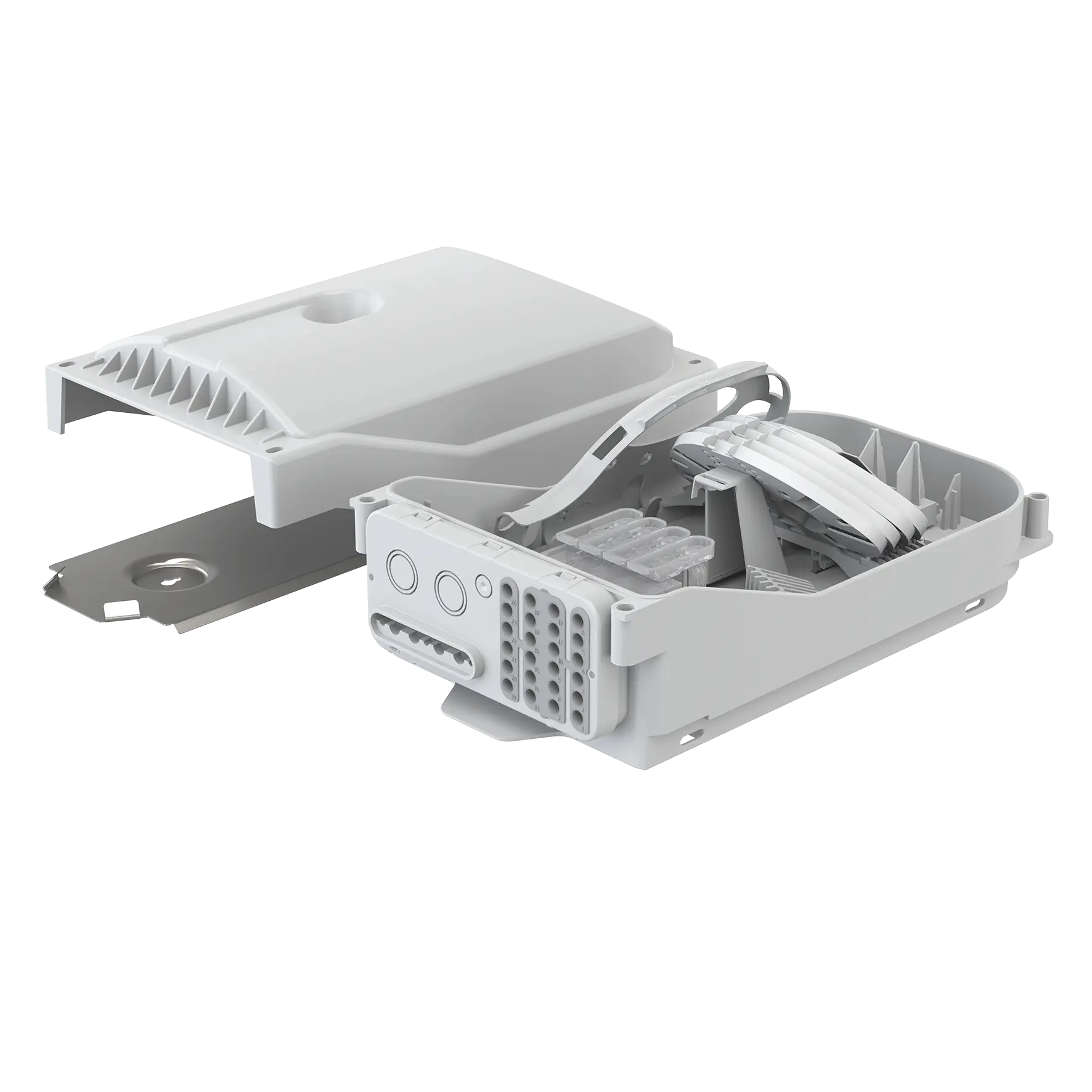 Produktfoto 1 von Connectivity Gebäudeverteiler Gf-GV 48 Fasern HS 24 Ausgänge Loop IP65