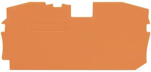 Produktfoto 1 von Abschluss- und Zwischenplatte,1 mm dick,orange