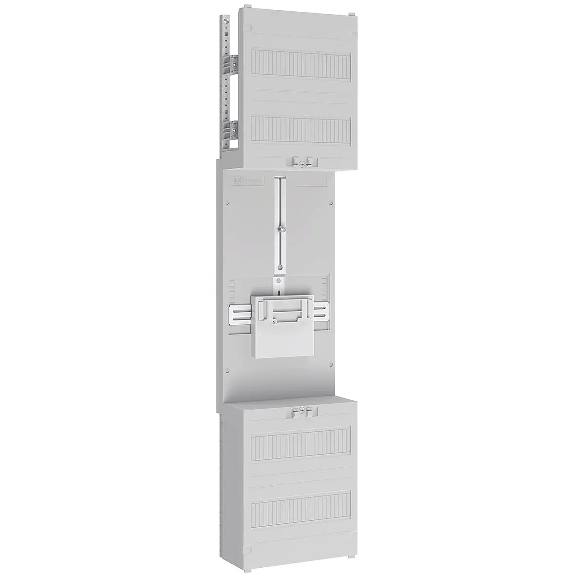 Produktfoto 1 von Zählerfeld 3Pkt 1Z o.V. o.B. m.Hutschiene 5p BxH 250x1050mm
