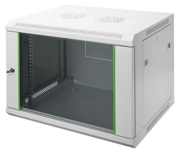 Produktfoto 1 von 9HE Wandgehäuse 505,05x600x450mm grau RAL7035