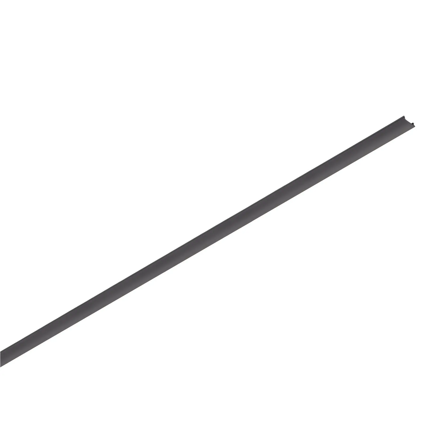 Produktfoto 1 von 48V TRACK Schienenabdeckung, 20mm für Standardschiene Aufbau, 2m, sw