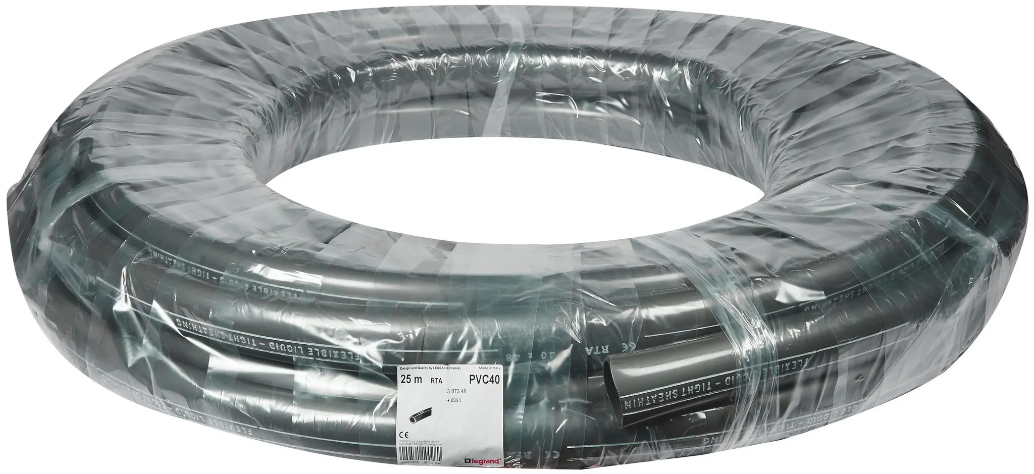Produktfoto 1 von PVC 40 Schlauch Grau