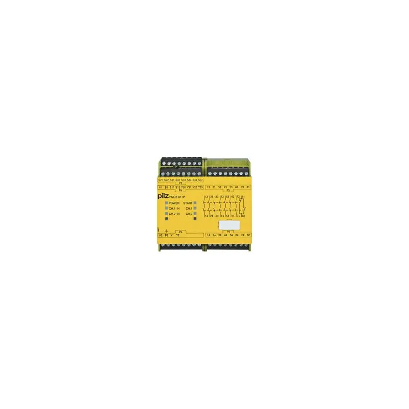 Produktfoto 1 von PNOZ X11P 24VAC 24VDC 7n/o 1n/c 2so Sicherheitsschaltgerät