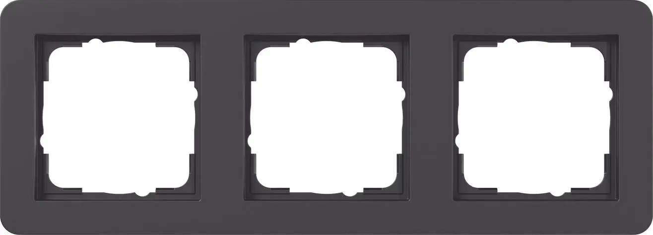Produktfoto 1 von Abdeckrahmen 3f Gira E1 Schwarz m