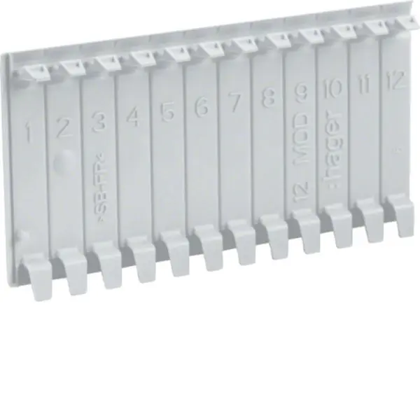 Produktfoto 1 von Abdeckstreifen,6 Modul,RAL 7035