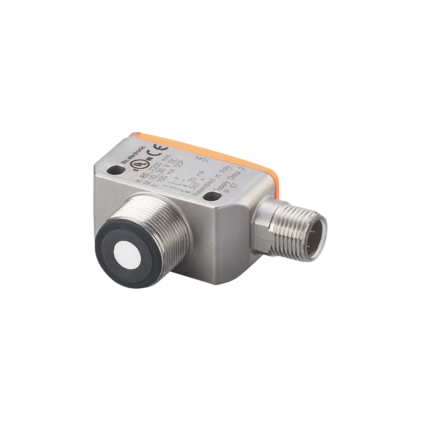 Produktfoto 1 von Ultraschallreflextaster 53x20x37,7 Sn=40-300 S/Ö DC NPN M12 IP67