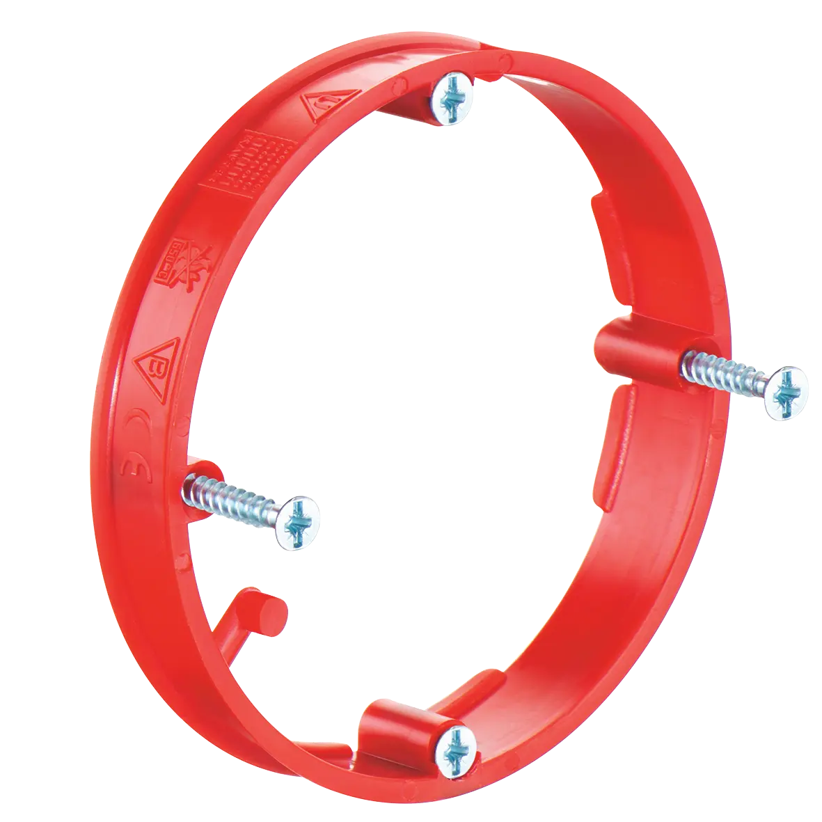 Produktfoto 1 von Unterputz Putzausgleich-Ringe h=12 mm, Schraubabstand 67 mm mit Geräteschrauben