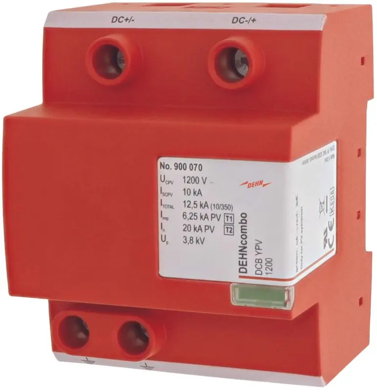Produktfoto 1 von Kombiableiter DEHNcombo YPV für Photovoltaik-Systeme bis 1200V DC