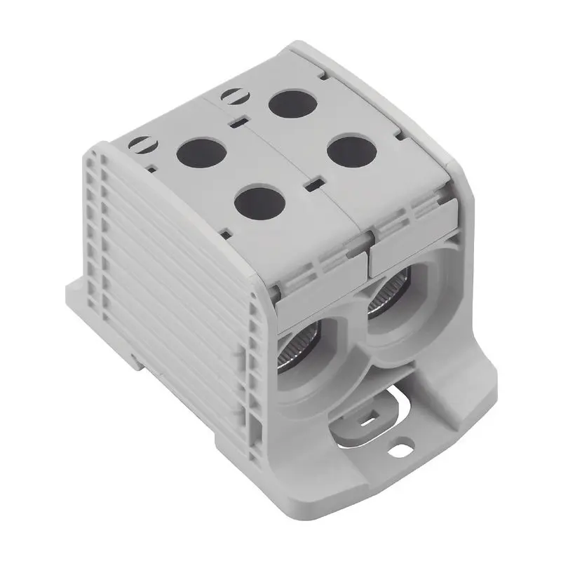 Produktfoto 1 von Potentialverteilerklemme, 185, 1000V, 250A, Polzahl: 1, TS 35, lichtgrau