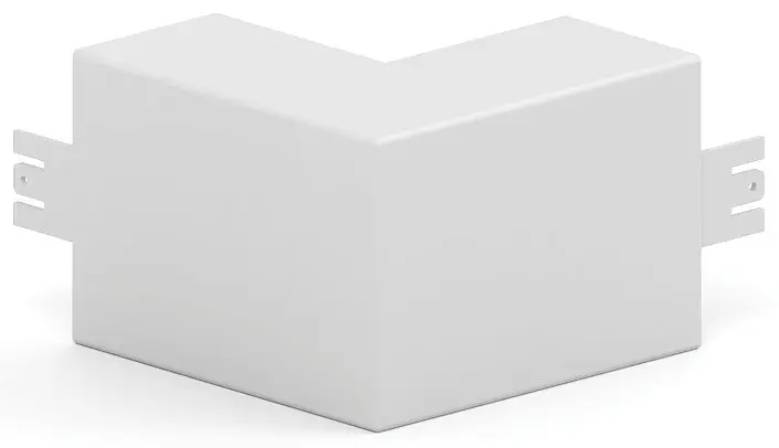 Produktfoto 1 von Außeneckhaube LFS 40x60-9010, Stahl, alpinweiß beschichtet
