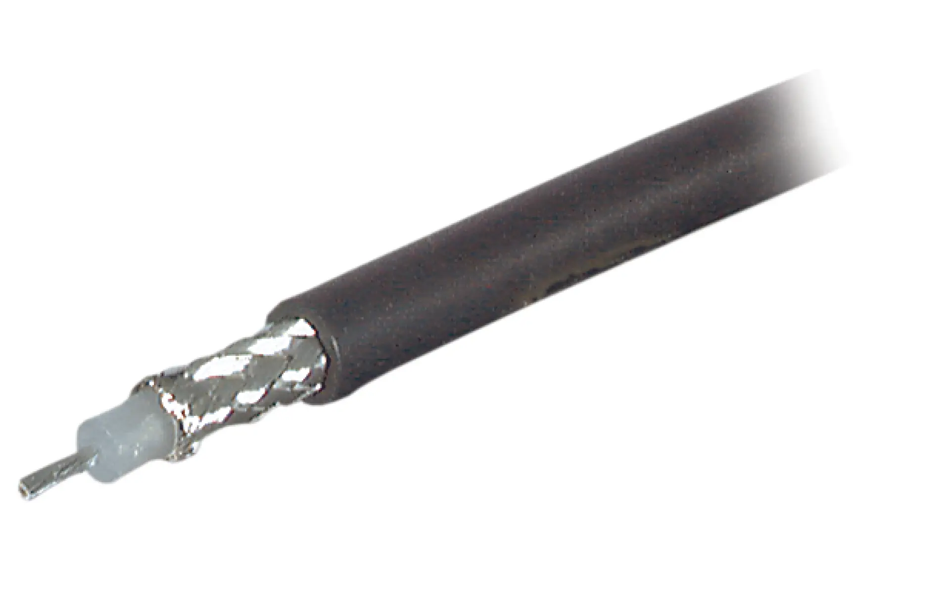 Produktfoto 1 von Koaxkabel RG58 C/U 50Ohm schwarz PVC MIL-C-17F MIL-C-17G