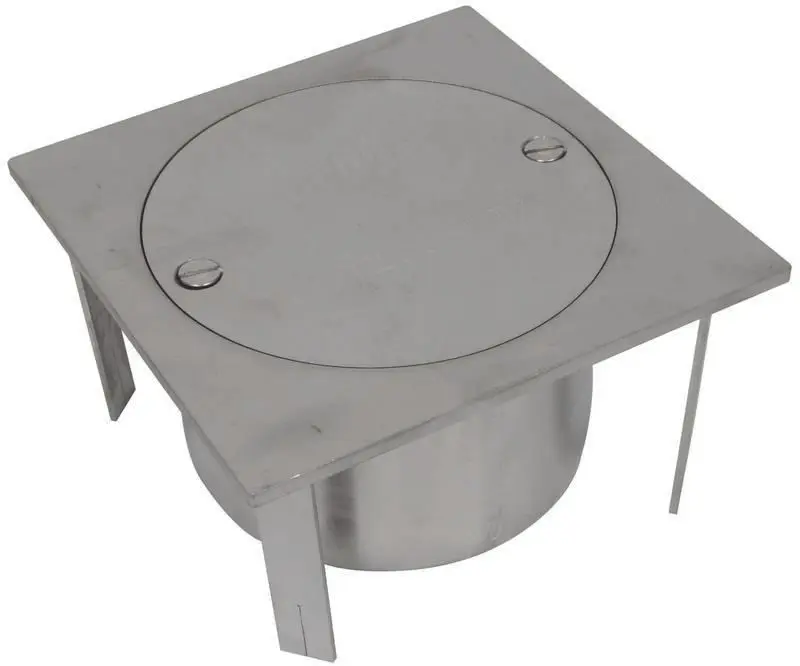 Produktfoto 1 von UF-Trennstellenkasten NIRO 200x200x105mm ohne Trennstelle